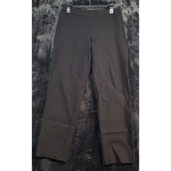 Fashion Bug Pants Womens‎ Size 8 Black Rayon Pockets Elastic Waist Flat Front - Picture 1 of 6